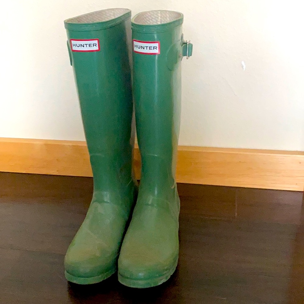 Green Hunter Boots